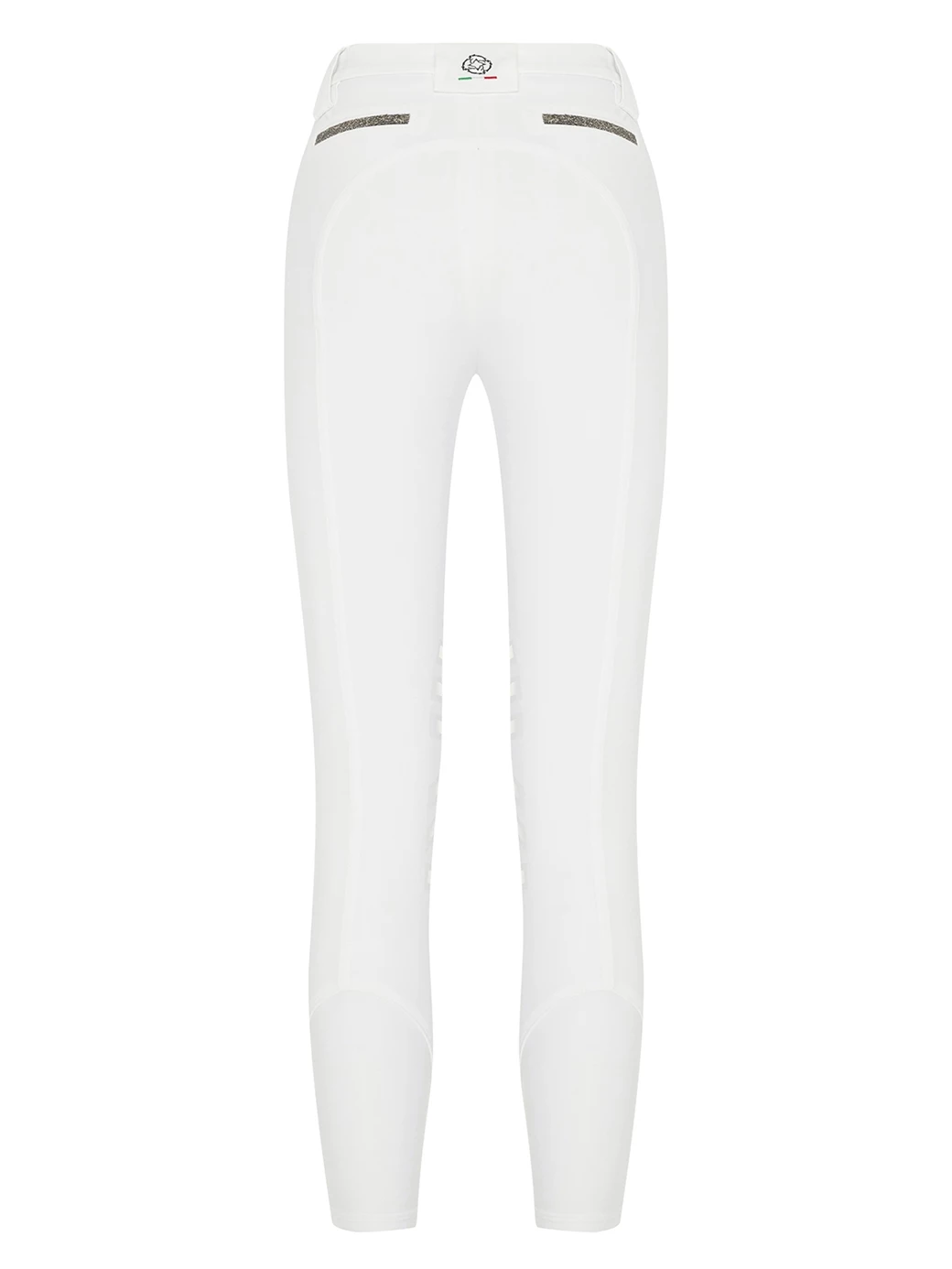 ALEA-W WHITE WOMEN'S KNEE GRIP PRO WINTER BREECHES