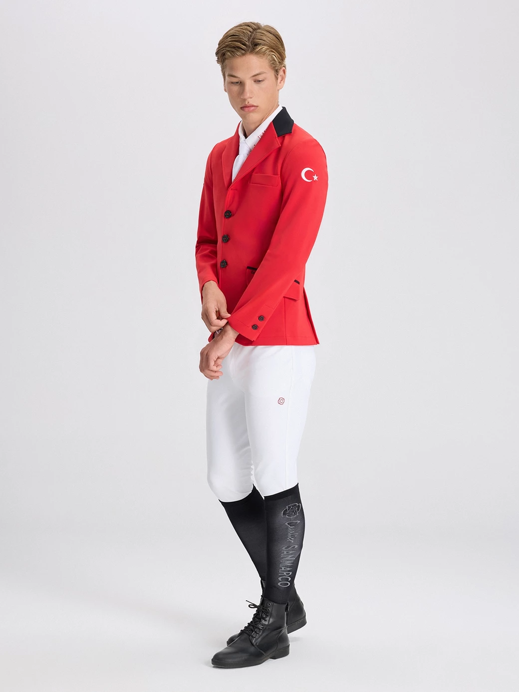AREZZO-TBF RED MEN'S PRO COMPETITION JACKET X TEAM TÜRKİYE
