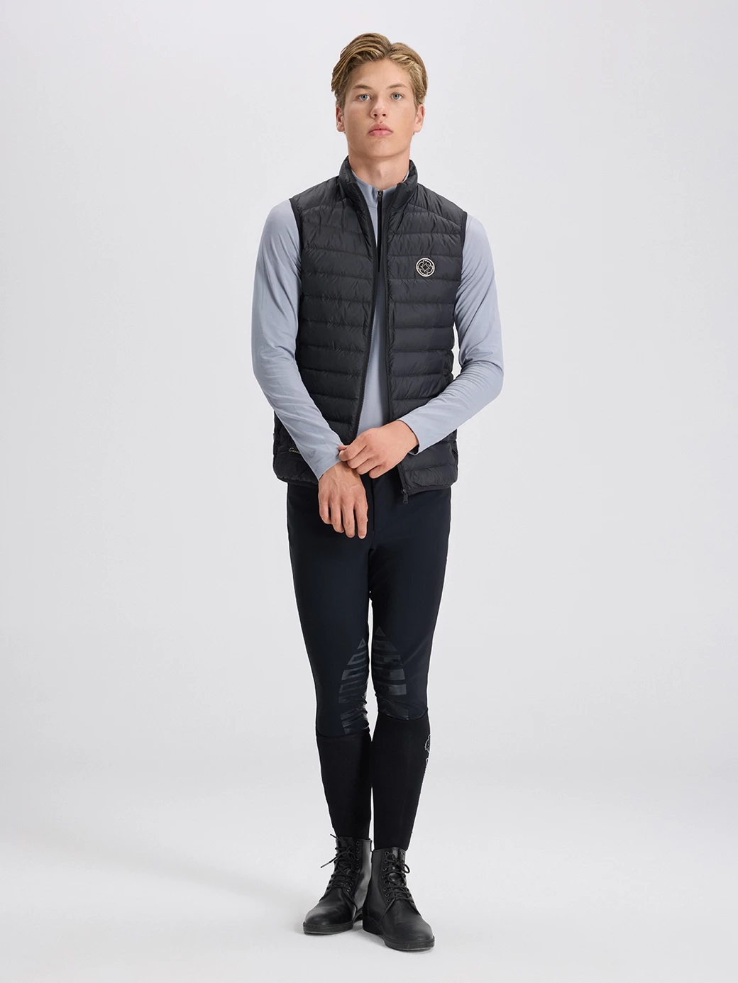 ATLANTA BLACK MEN'S PUFFER VEST