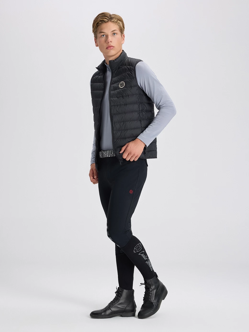 ATLANTA BLACK MEN'S PUFFER VEST