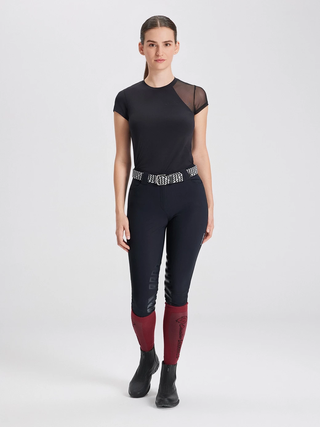 BELLA BLACK WOMEN'S TECH T-SHIRT