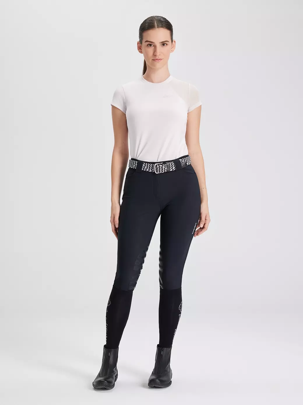 BELLA ECRU KADIN TECH T-SHIRT 