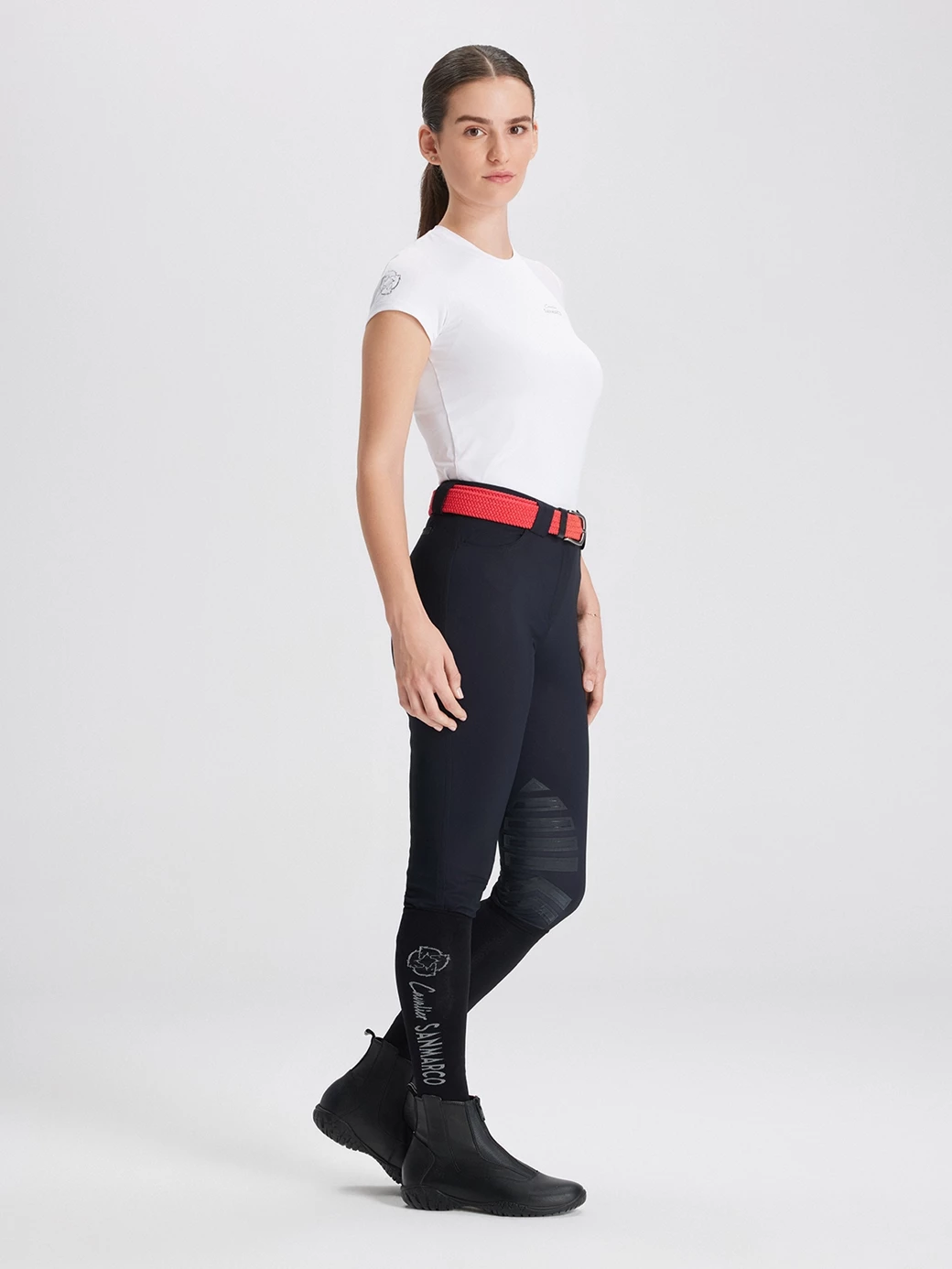 BELLA WHITE WOMEN'S TECH T-SHIRT 