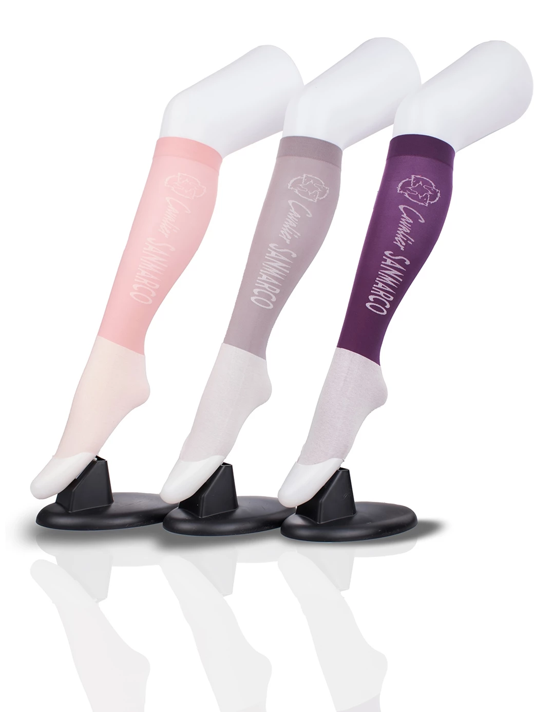 CAPRI-3XB SET #5/Pink,L.Gray,Purple CALZINI DA EQUITAZIONE ESTIVI
PACCHETTO DA 3 CONFEZIONI 