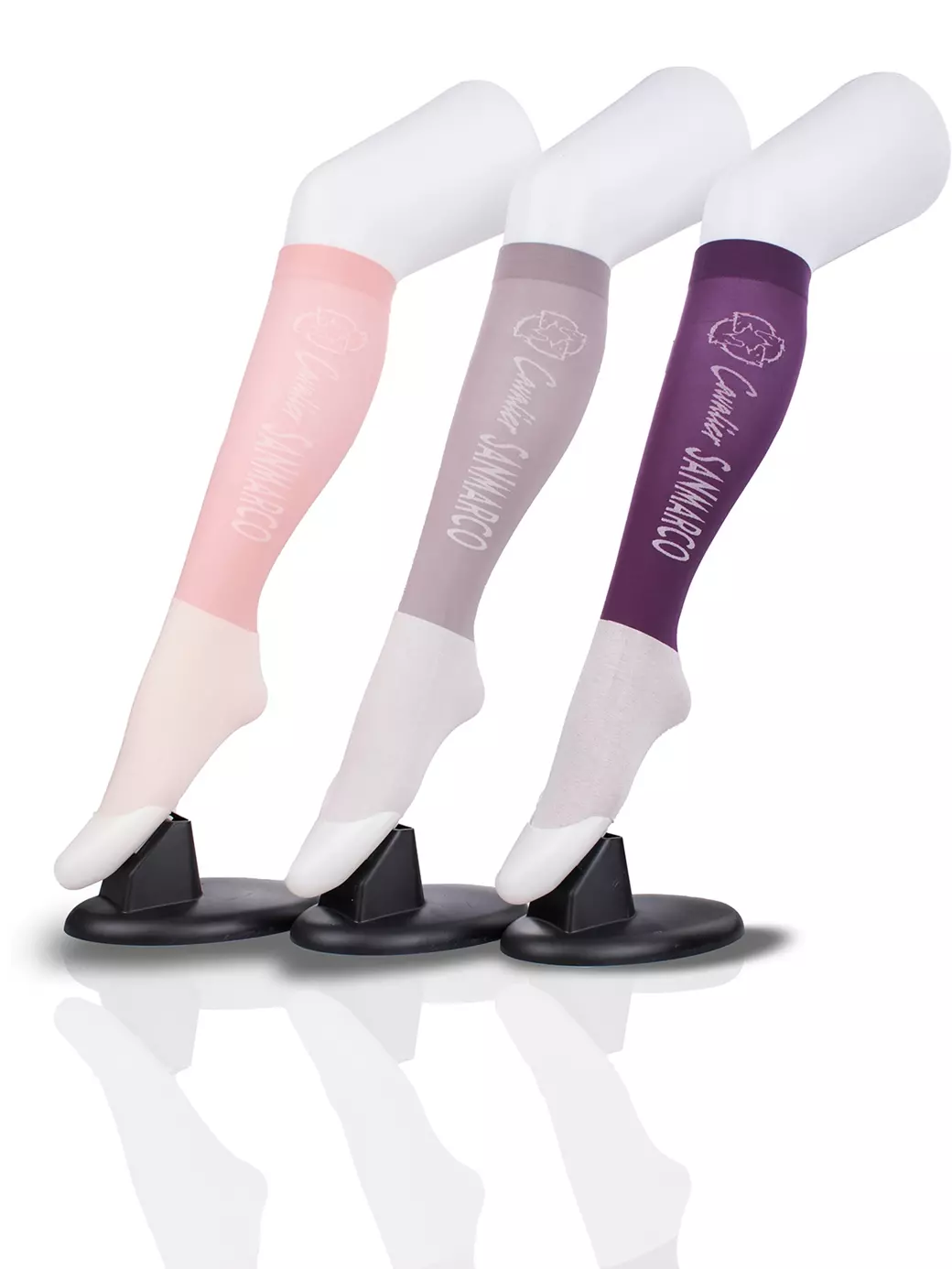 CAPRI-3XB SET #5/Pink,L.Gray,Purple YAZLIK BİNİCİ ÇORABI
3'LÜ PAKET 