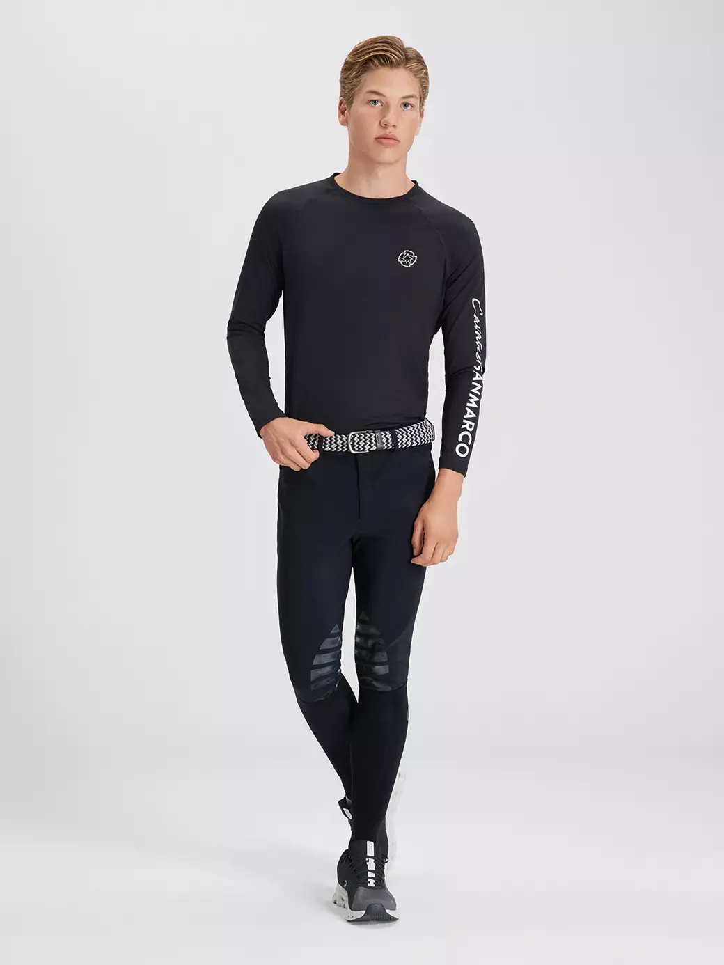 COPENHAGEN BLACK MEN'S LONG SLEEVE BASE LAYER 