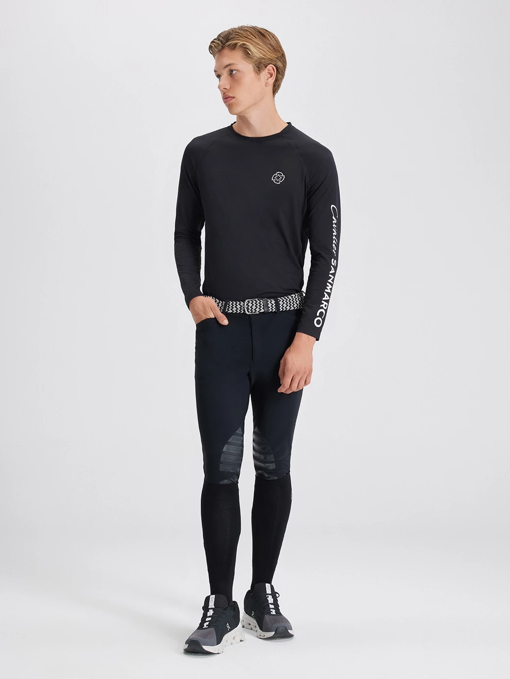 COPENHAGEN BLACK MEN'S LONG SLEEVE BASE LAYER 
