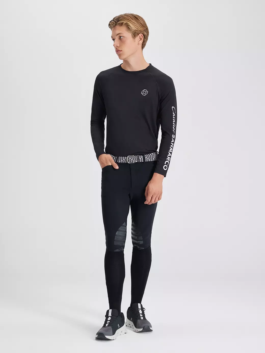 COPENHAGEN BLACK MEN'S LONG SLEEVE BASE LAYER 