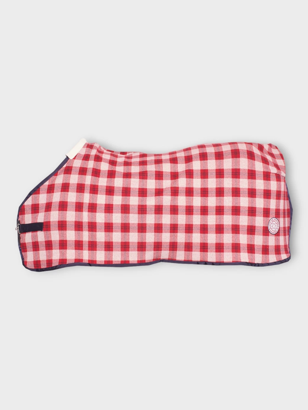 DUBLIN MULTI-COLOR CHECK/NAVY COOLER BLANKET