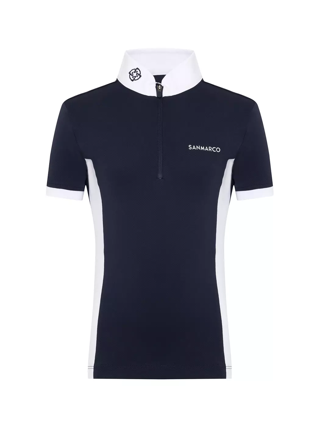 ENZA-JR NAVY/WHITE KIZ ÇOCUK KISA KOL YARIŞMA POLO