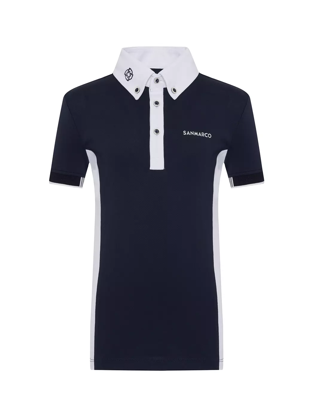 ENZO-JR NAVY/WHITE ERKEK ÇOCUK KISA KOL YARIŞMA POLO