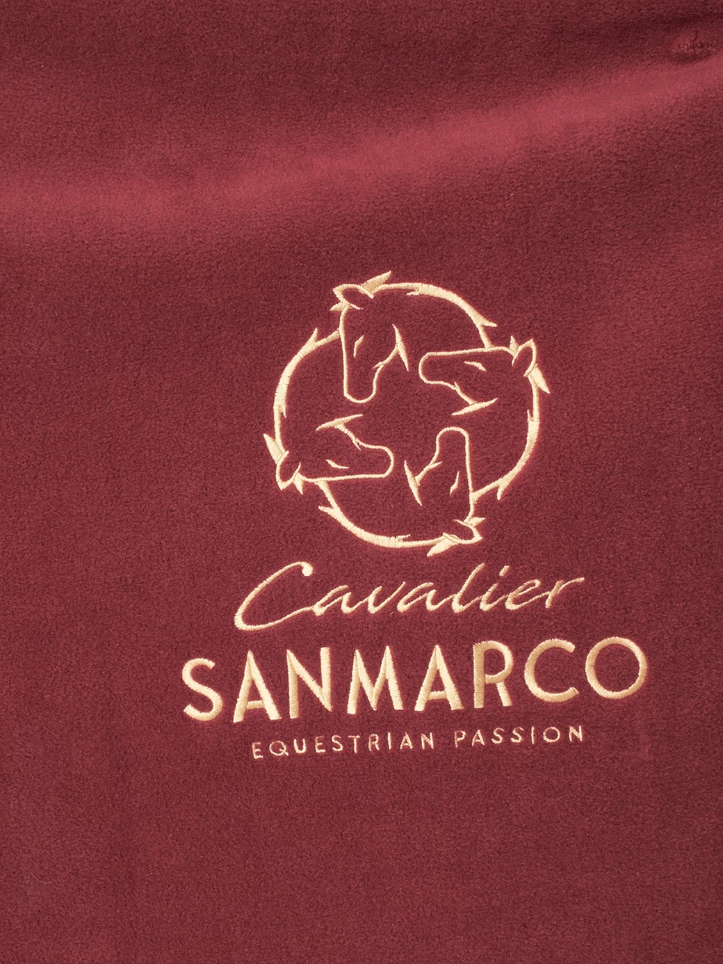 FLEECE-XP BORDEAUX/GOLD PONY - FLEECE EXERCISE SHEET