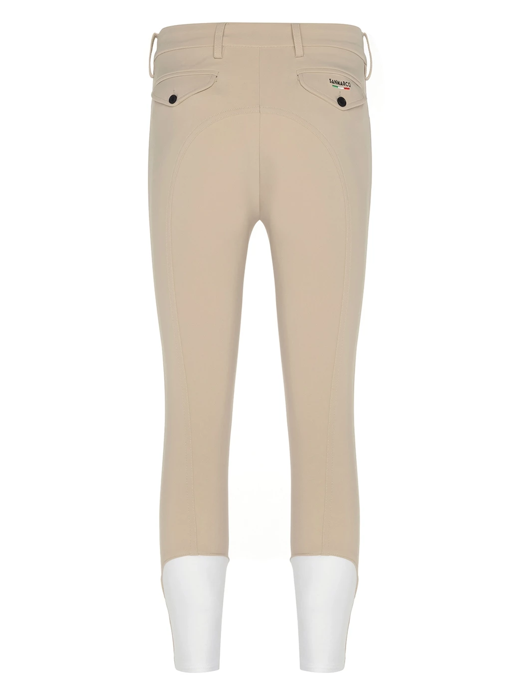 LEONARDO BEIGE MEN'S KNEE GRIP PRO BREECHES
