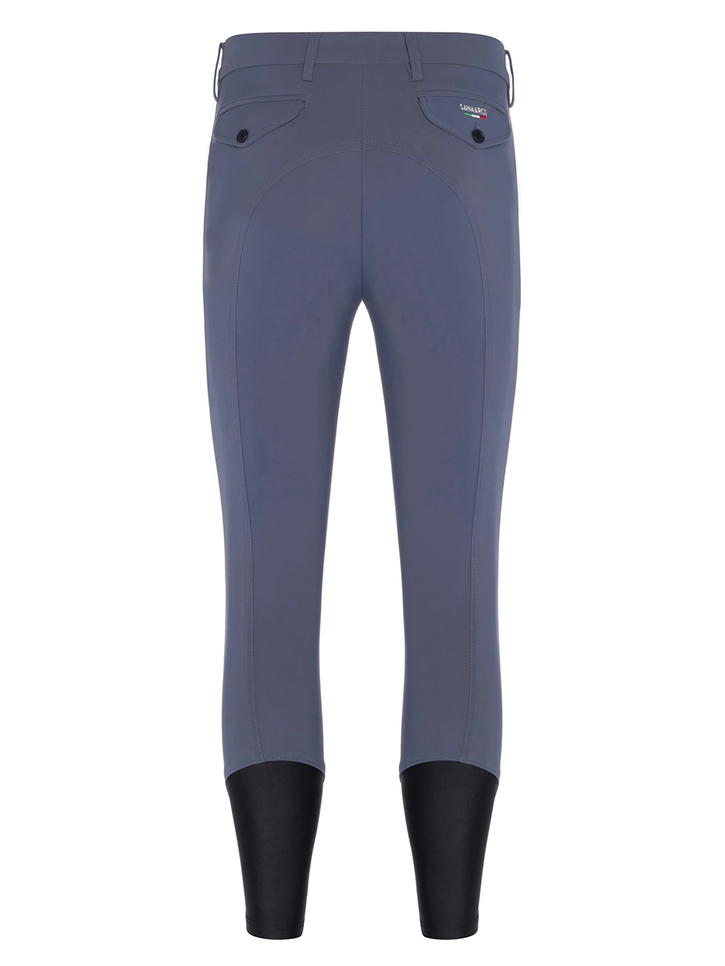 LEONARDO STORM GRAY MEN'S KNEE GRIP PRO BREECHES