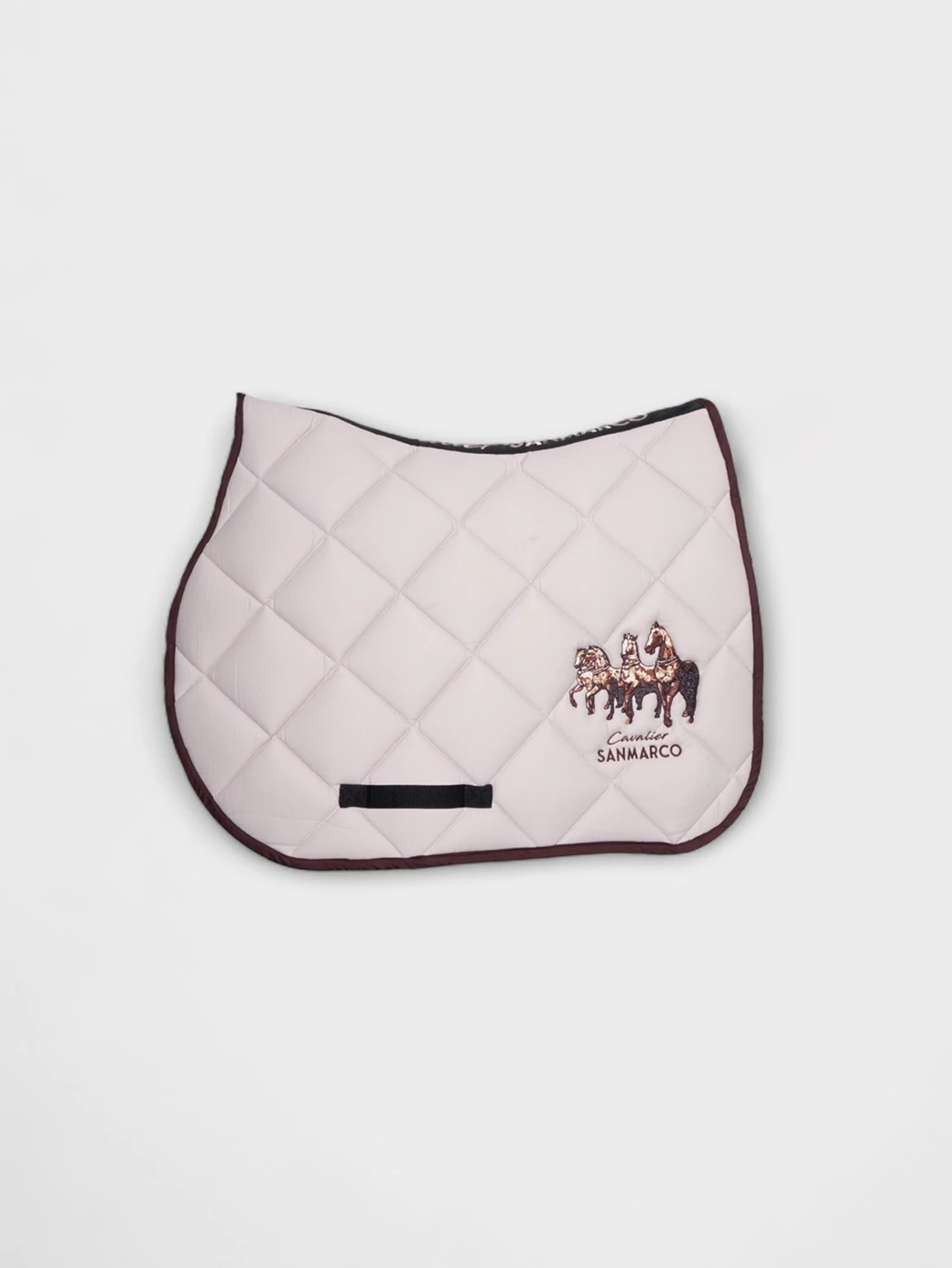 LONDON-H BEIGE/BROWN HERITAGE DIAMOND SADDLE PAD