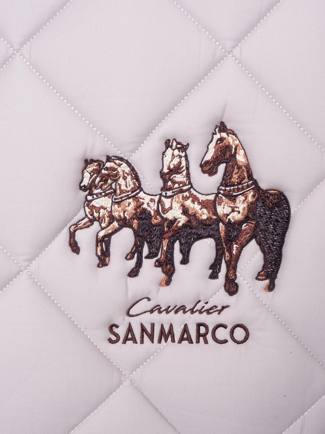 LONDON-H BEIGE/BROWN HERITAGE DIAMOND SADDLE PAD 