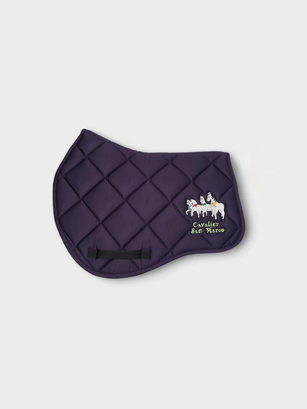 LONDON-P NAVY  DIAMOND SADDLE PAD