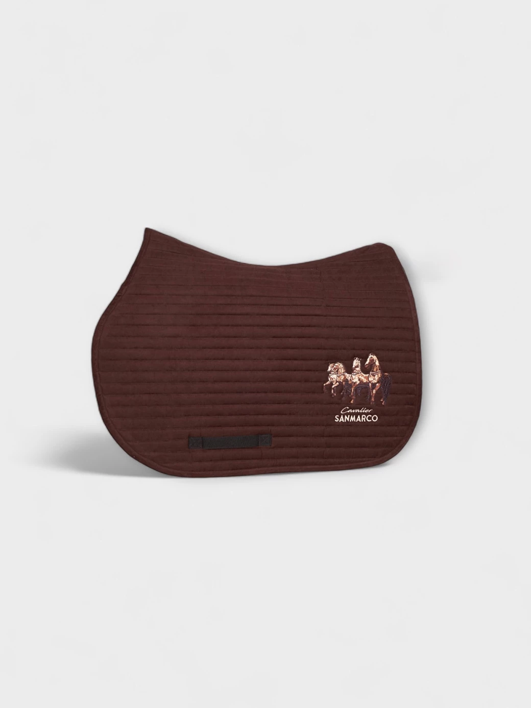 MANCHESTER CHOCOLATE SUEDE SADDLE PAD