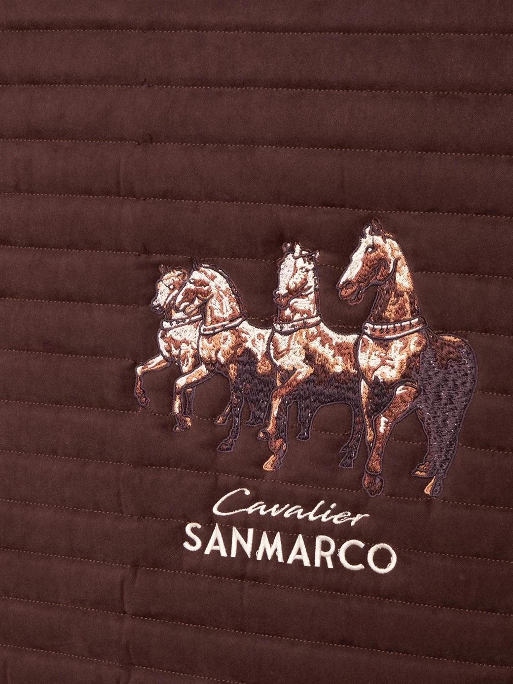 MANCHESTER CHOCOLATE SUEDE SADDLE PAD