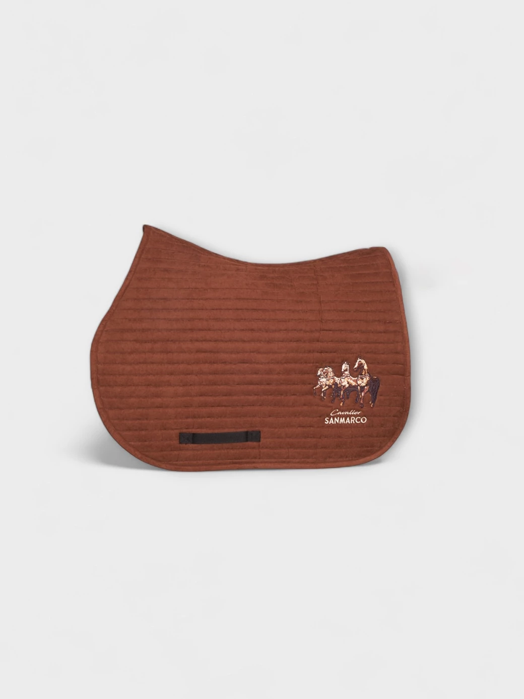 MANCHESTER LATTE SUEDE SADDLE PAD