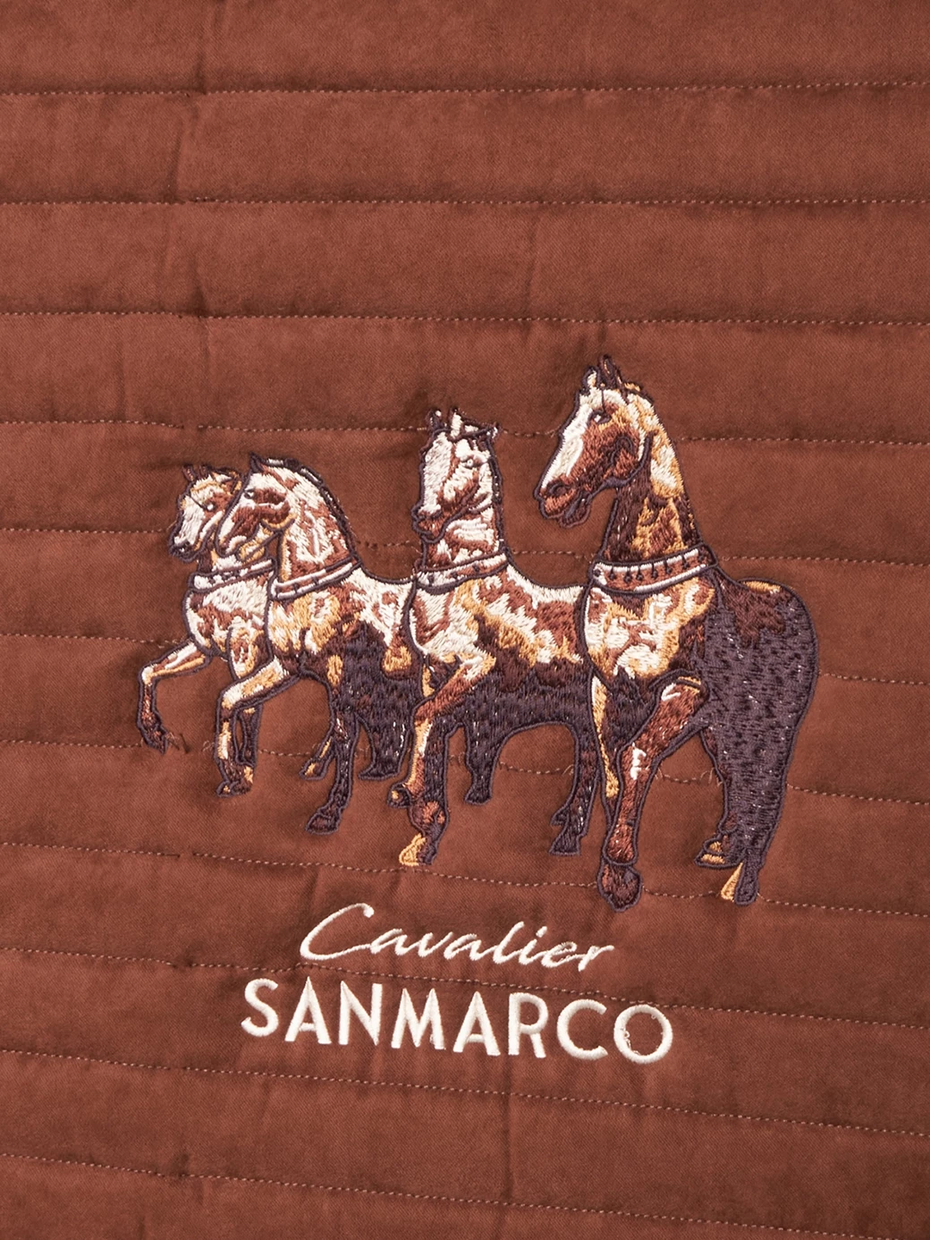 MANCHESTER LATTE SUEDE SADDLE PAD