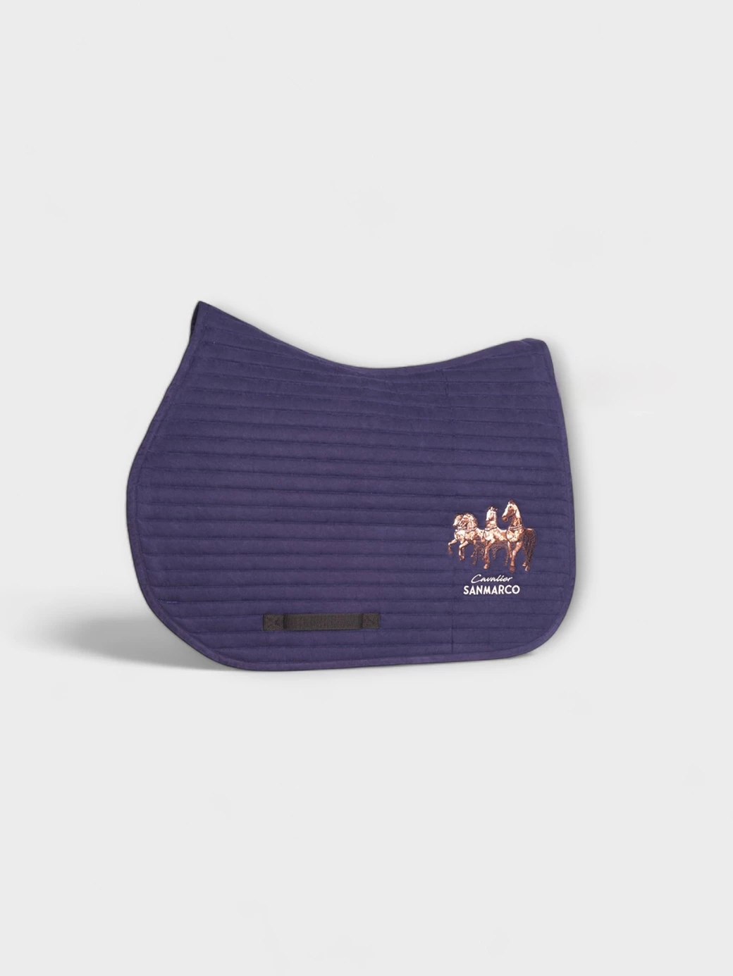 MANCHESTER NAVY SUEDE SADDLE PAD
