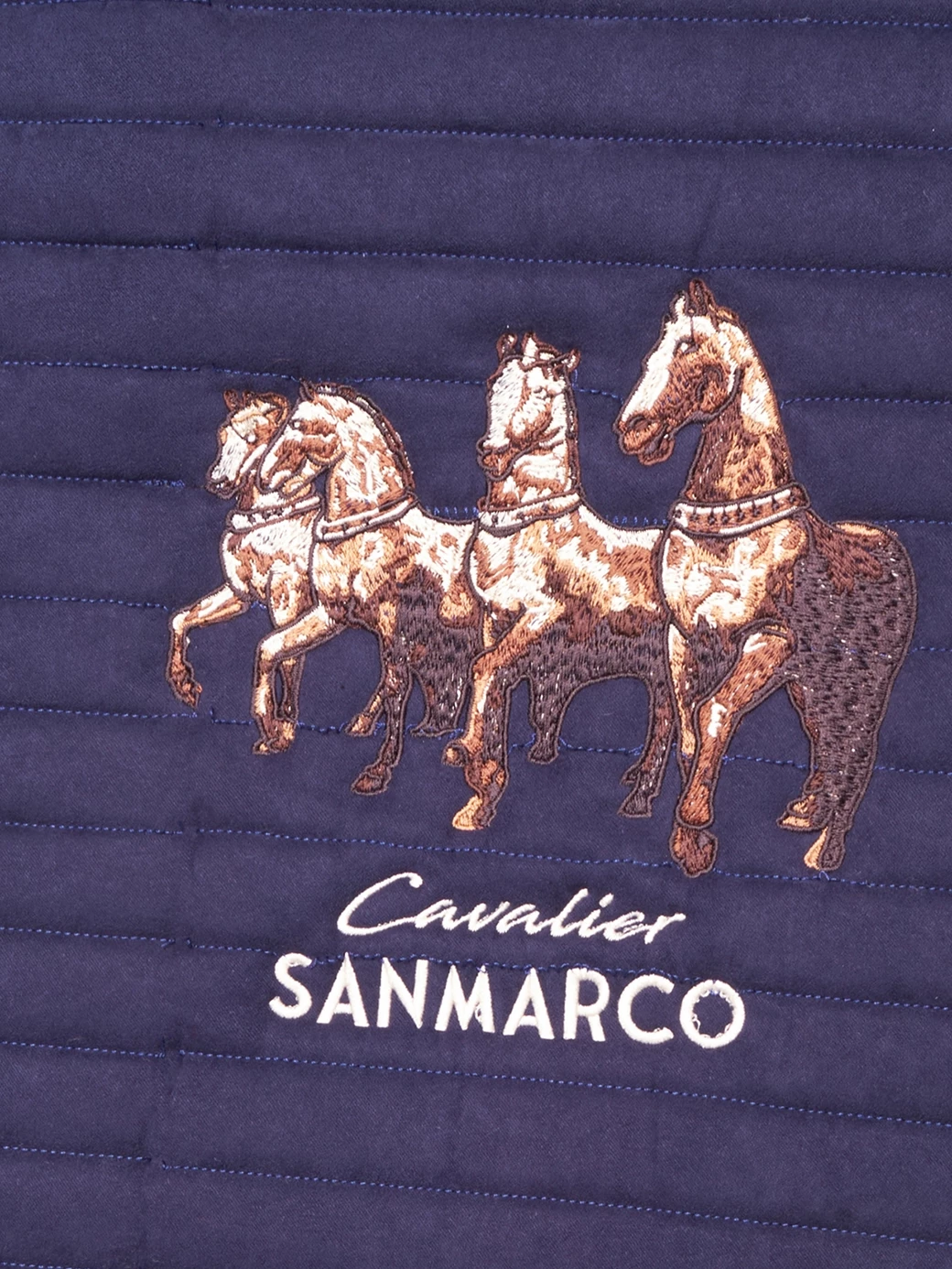 MANCHESTER NAVY SUEDE SADDLE PAD