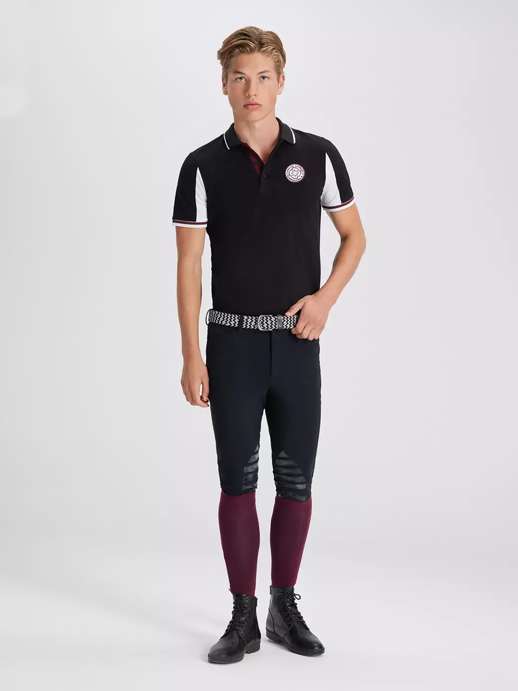 MONTANA BLACK/WHITE ERKEK KISA KOL SOFT ANTRENMAN POLO 