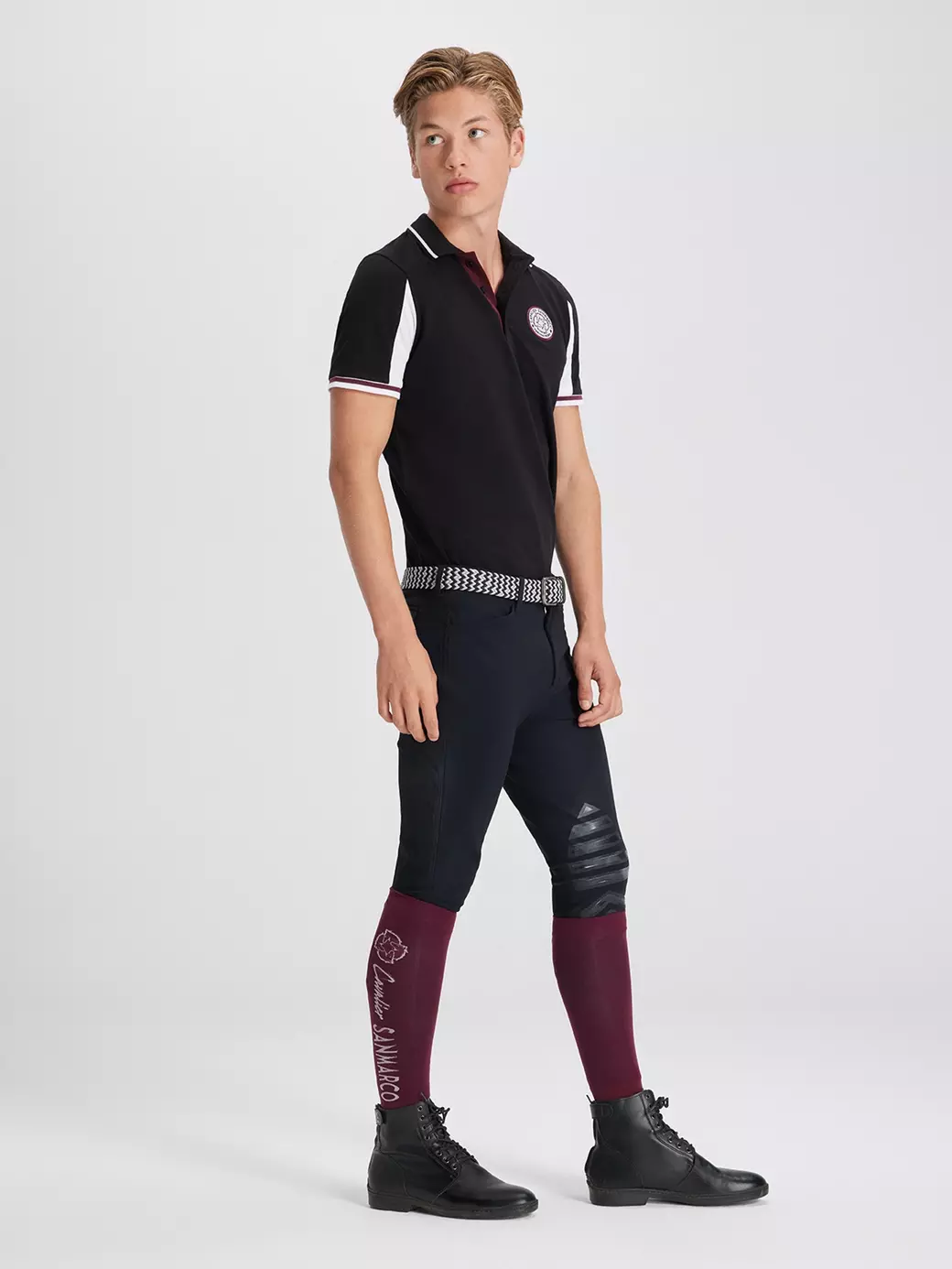 MONTANA BLACK/WHITE ERKEK KISA KOL SOFT ANTRENMAN POLO 