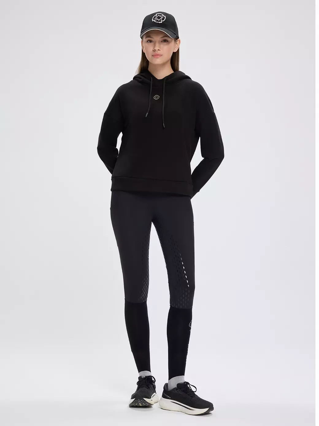 ODESA BLACK KADIN HOODIE