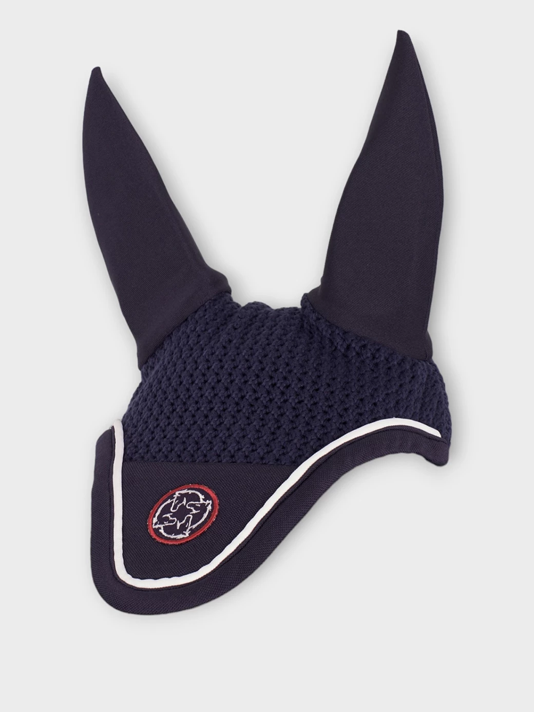 PANDORA NAVY/WHITE KNIT EAR BONNET