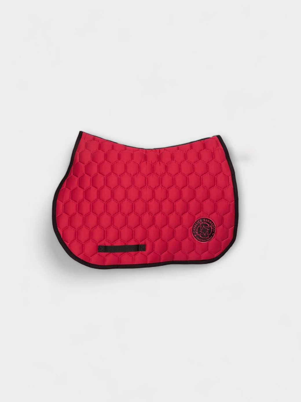PARIS FUCHSIA/BLACK HONEYCOMB SADDLE PAD