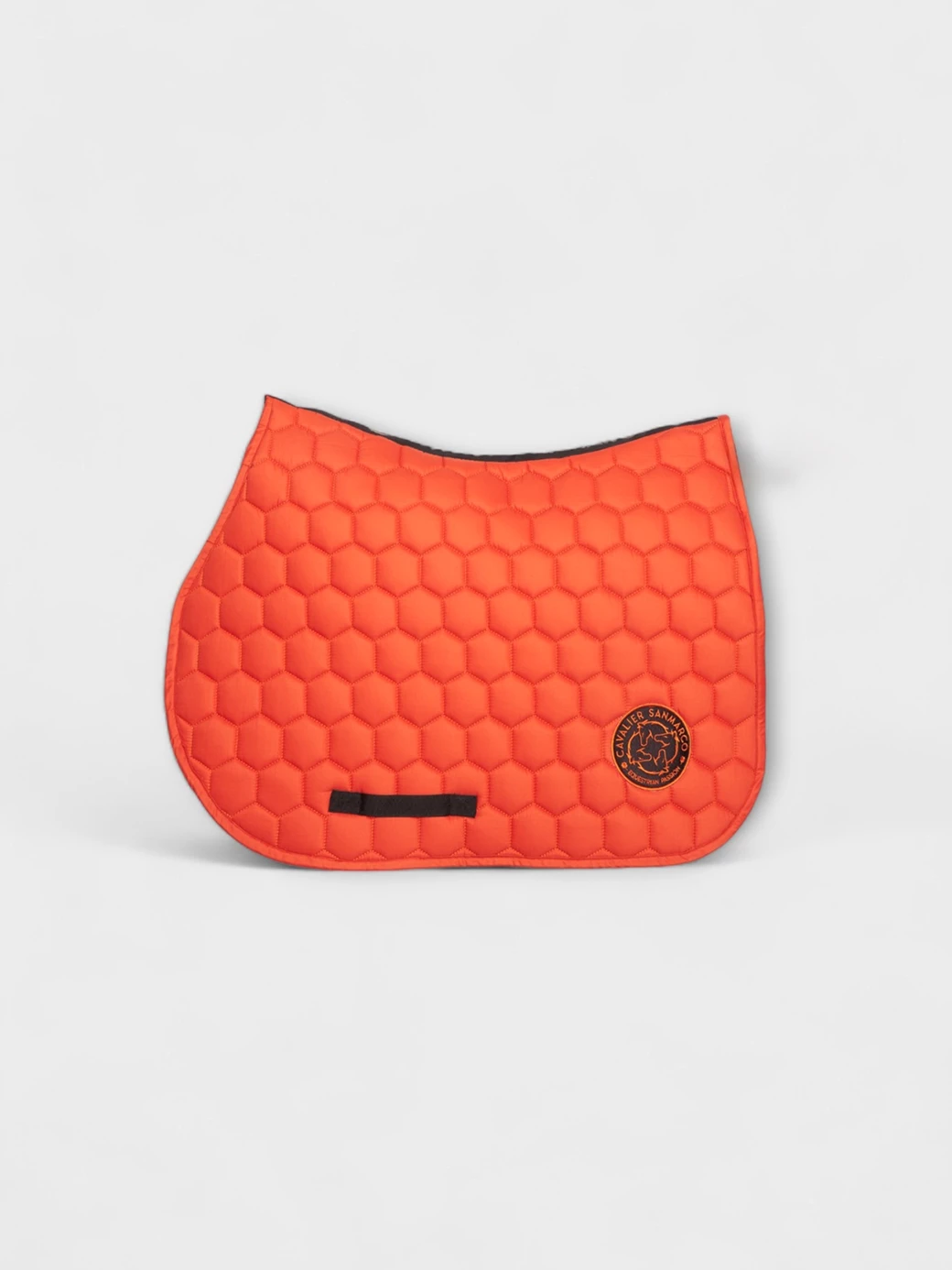 PARIS ORANGE HONEYCOMB SADDLE PAD