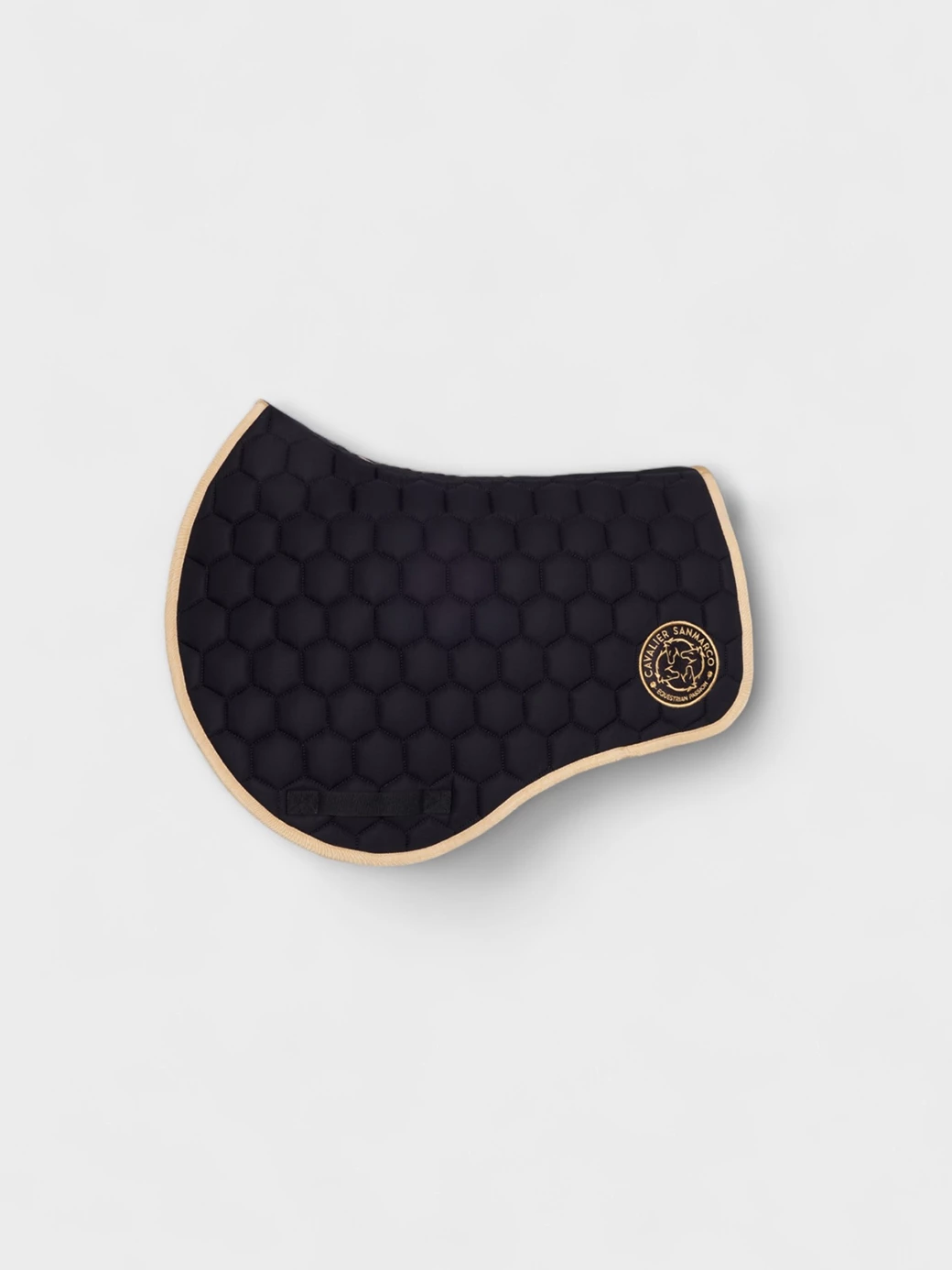 PARIS-P BLACK/GOLD HONEYCOMB SADDLEPAD