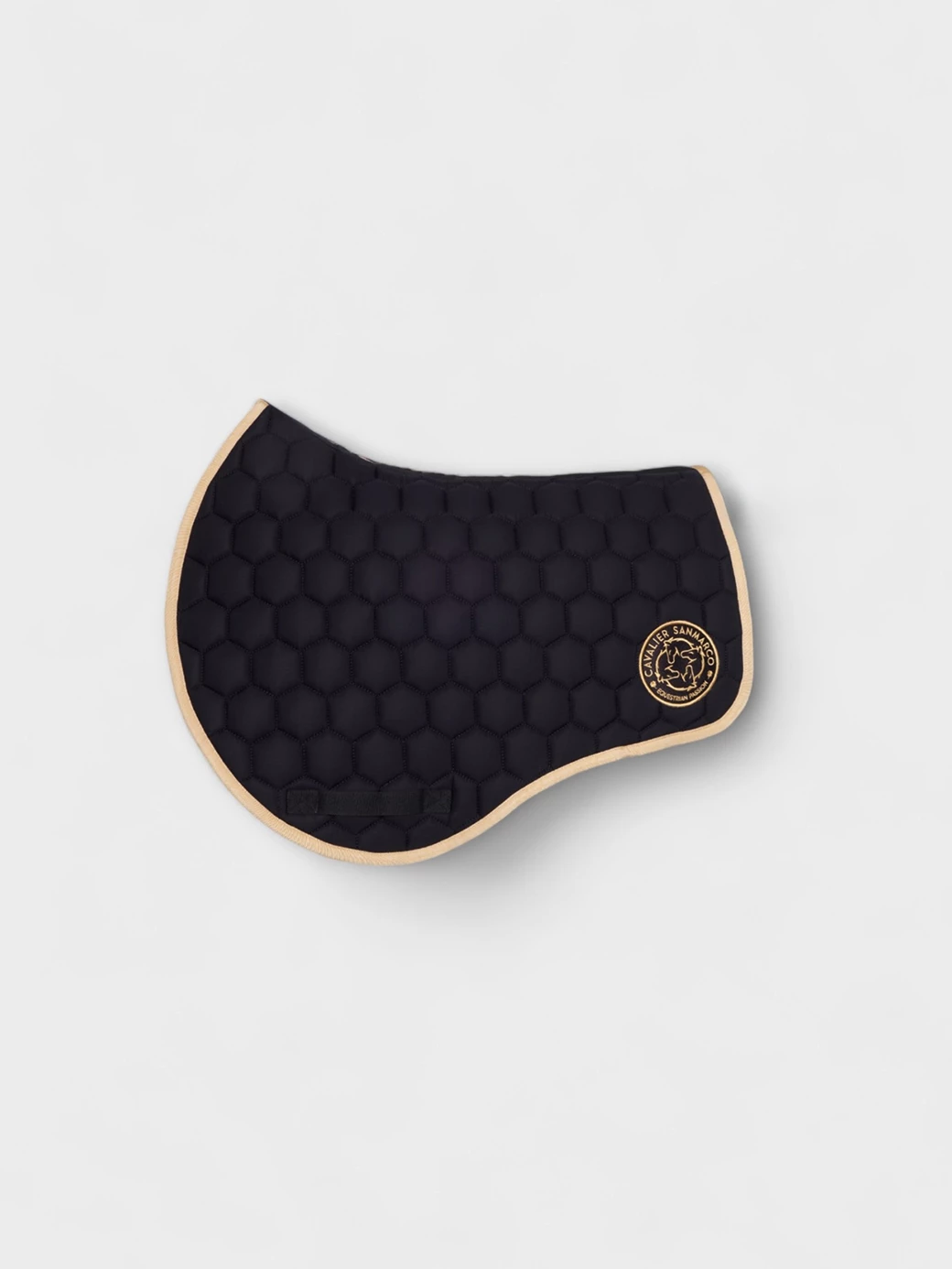 PARIS-P BLACK/GOLD PONY - HONEYCOMB SADDLEPAD