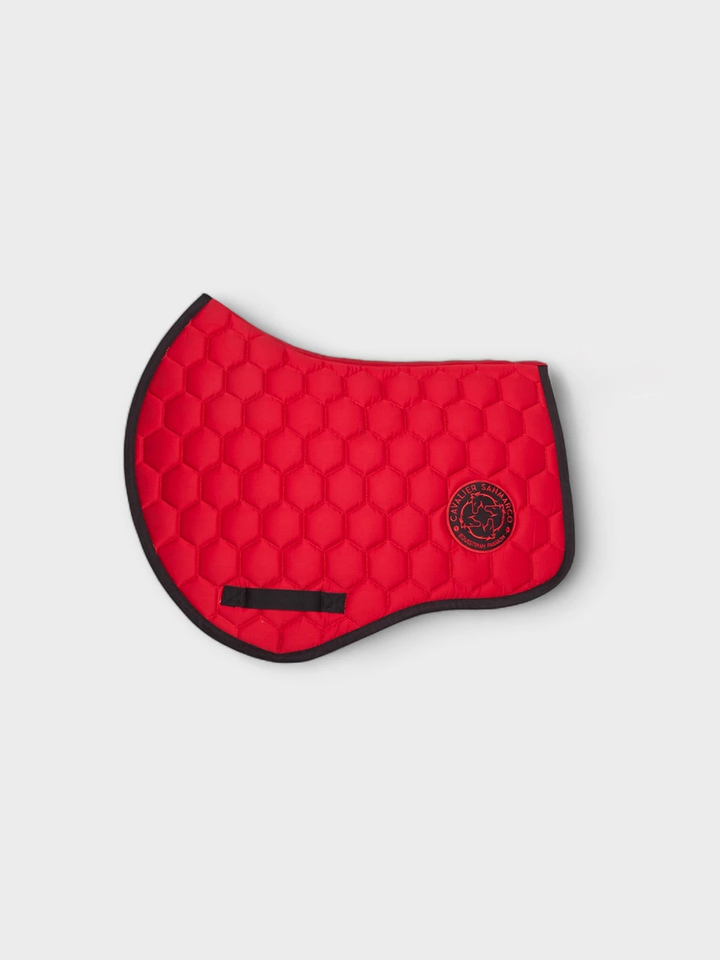 PARIS-P RED/BLACK HONEYCOMB SADDLEPAD