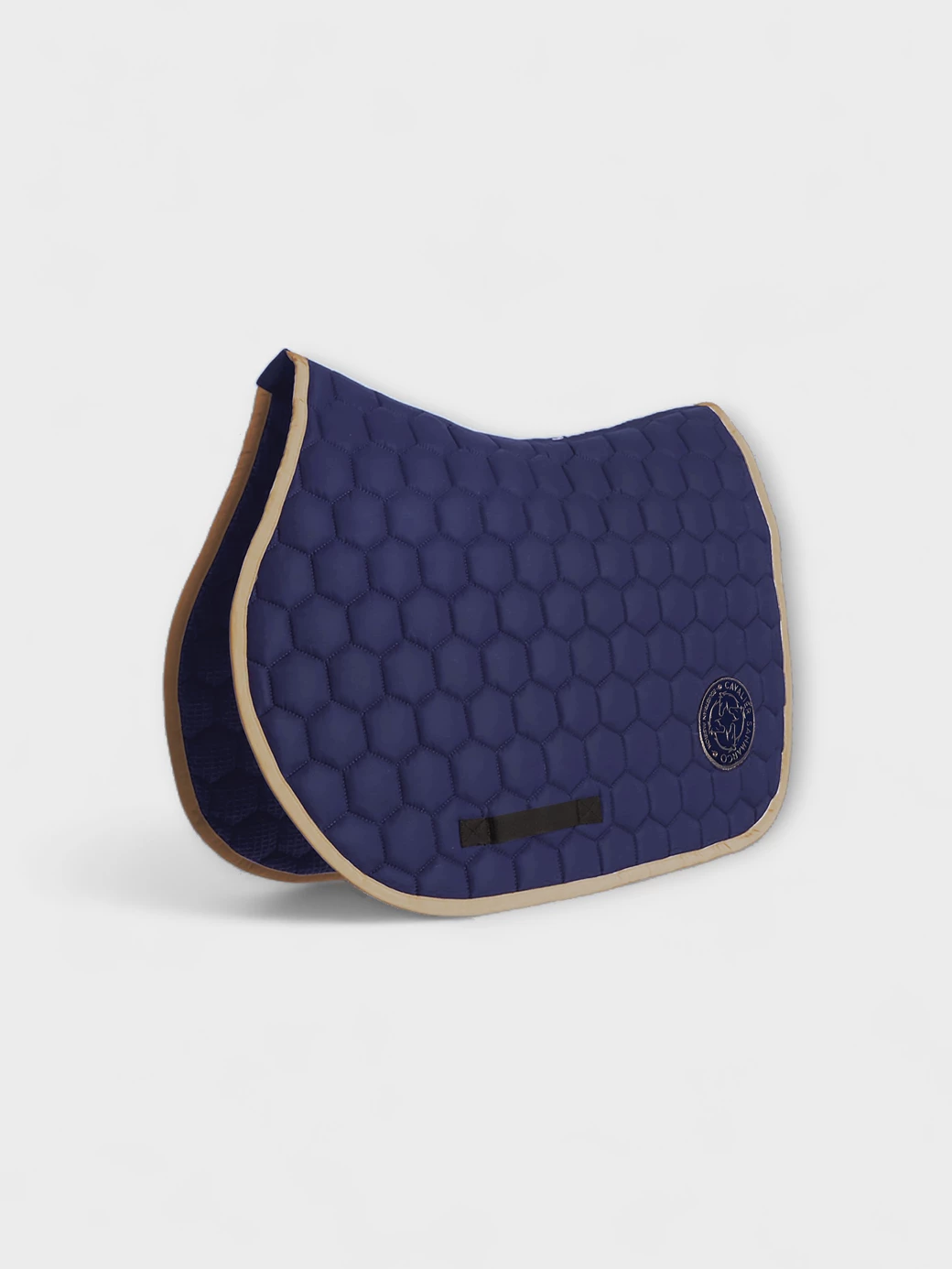 PARIS ROYAL BLUE/BRONZE HONEYCOMB SADDLE PAD 
