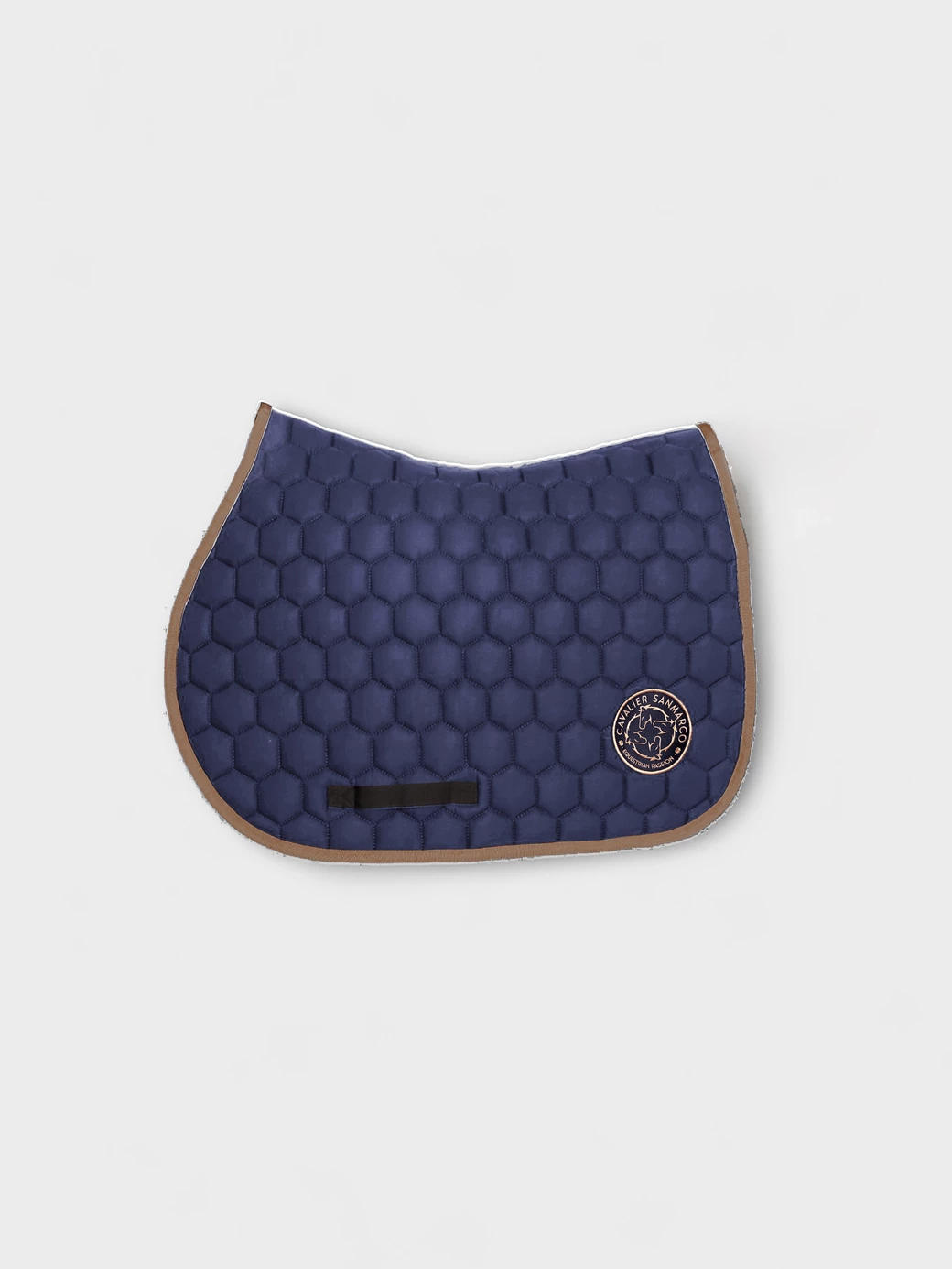 PARIS ROYAL BLUE/BRONZE HONEYCOMB SADDLE PAD 