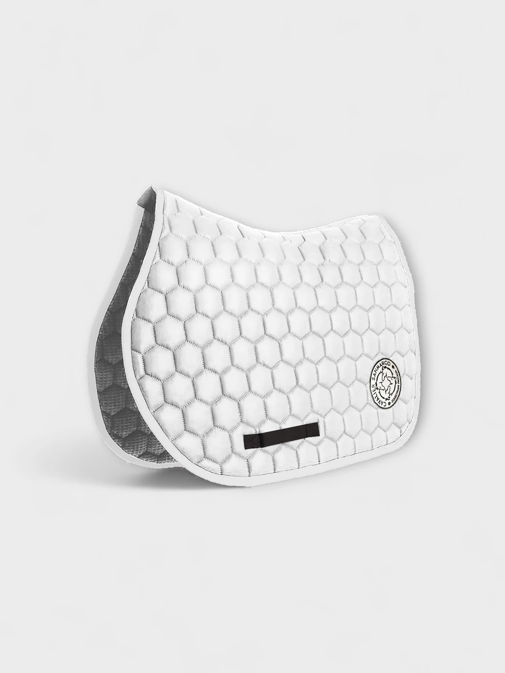 PARIS WHITE HONEYCOMB SADDLE PAD 