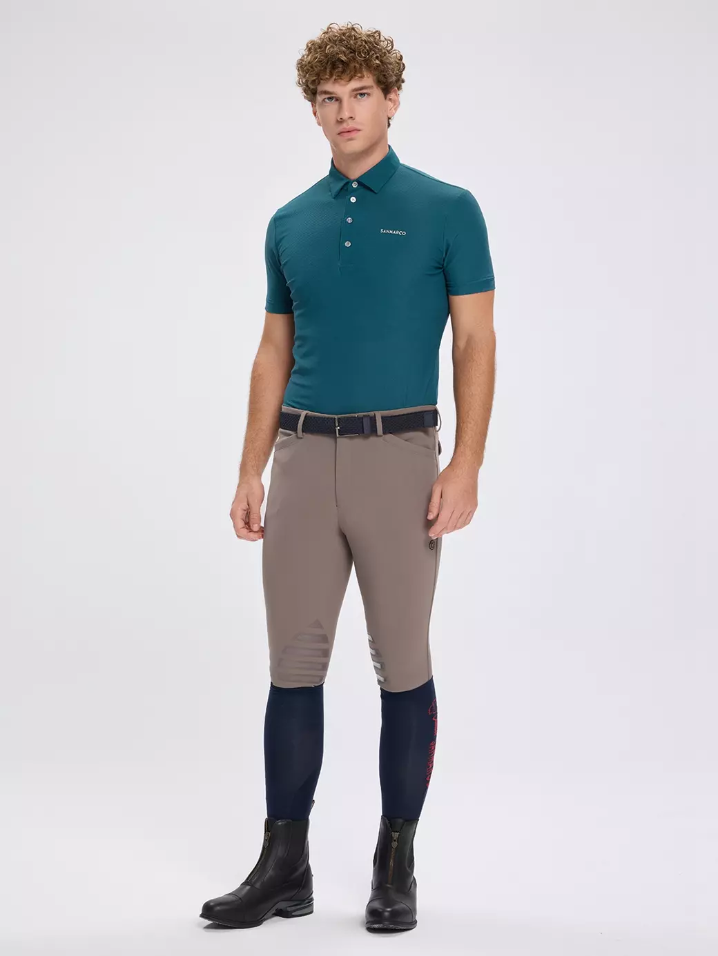 PORTOFINO EMERALD GREEN ERKEK KISA KOL TEKNİK ANTRENMAN POLO