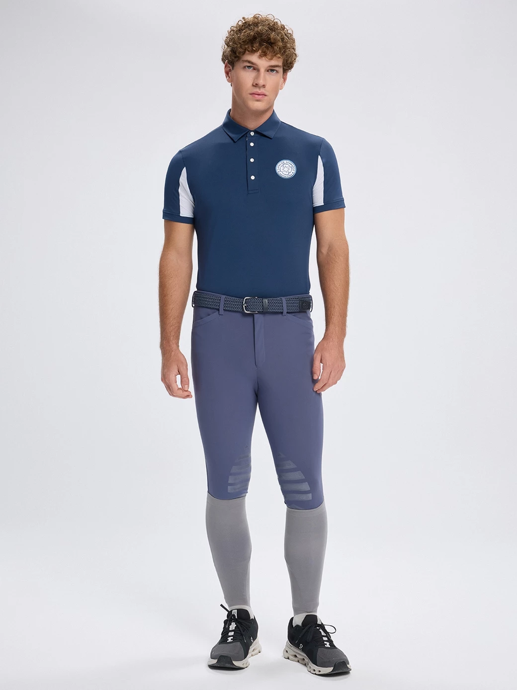 SAN DIEGO OBSIDIAN BLUE MEN'S TECH TRAINING POLO SHORT SLEEVE 