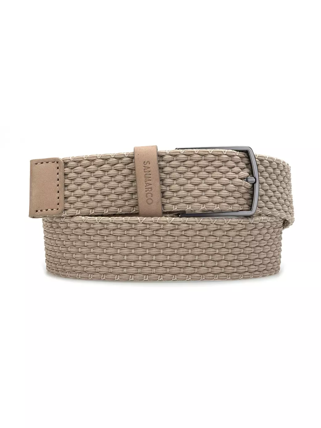 SANTINI BEIGE ÖRGÜ KEMER