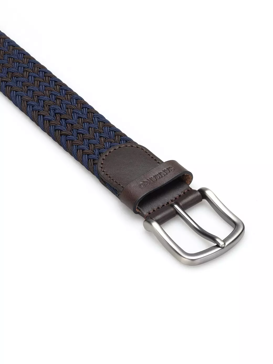 SANTORINI BROWN/NAVY ÖRGÜ KEMER