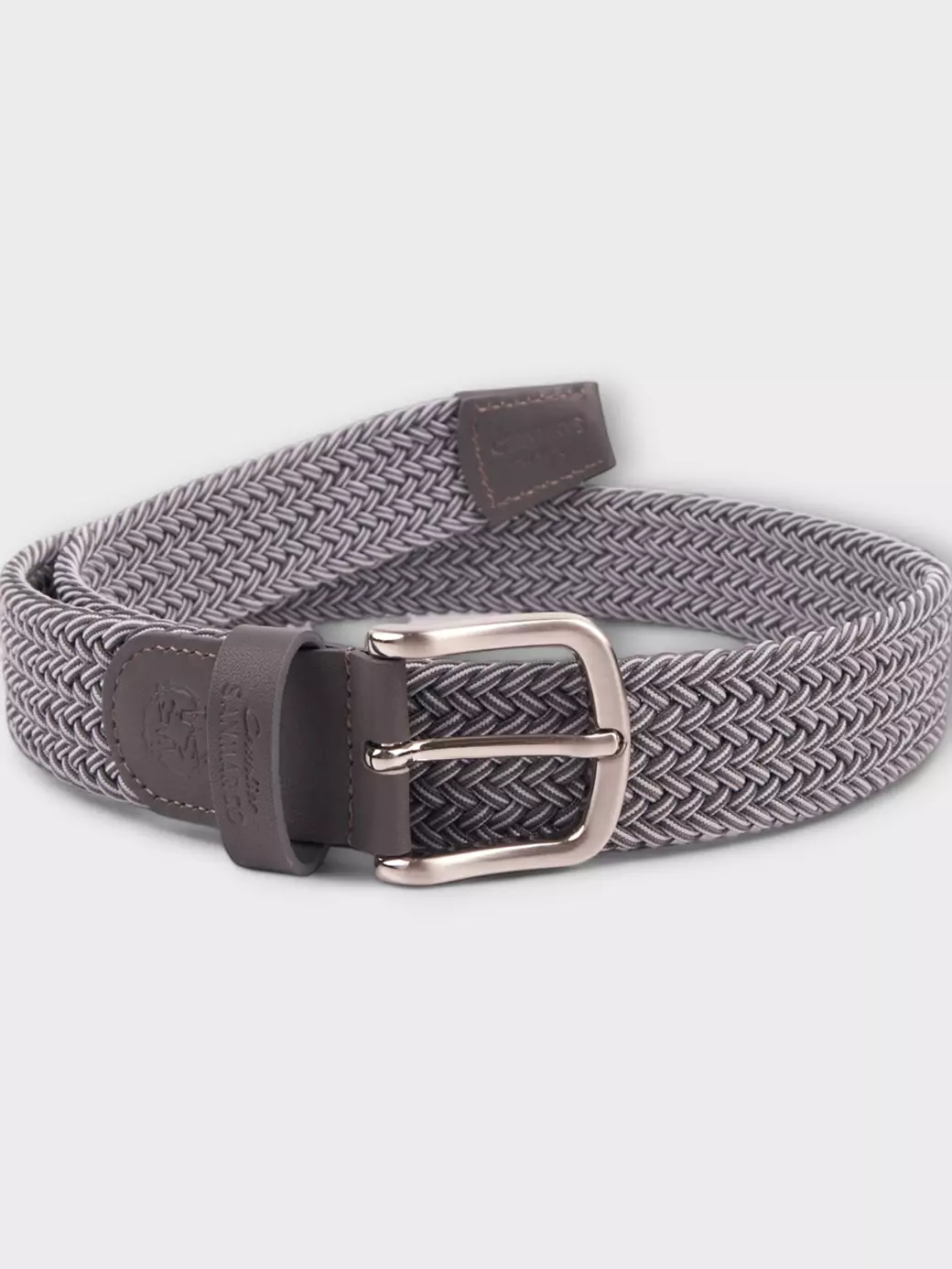 SANTORINI MELANGE GRAY ÖRGÜ KEMER