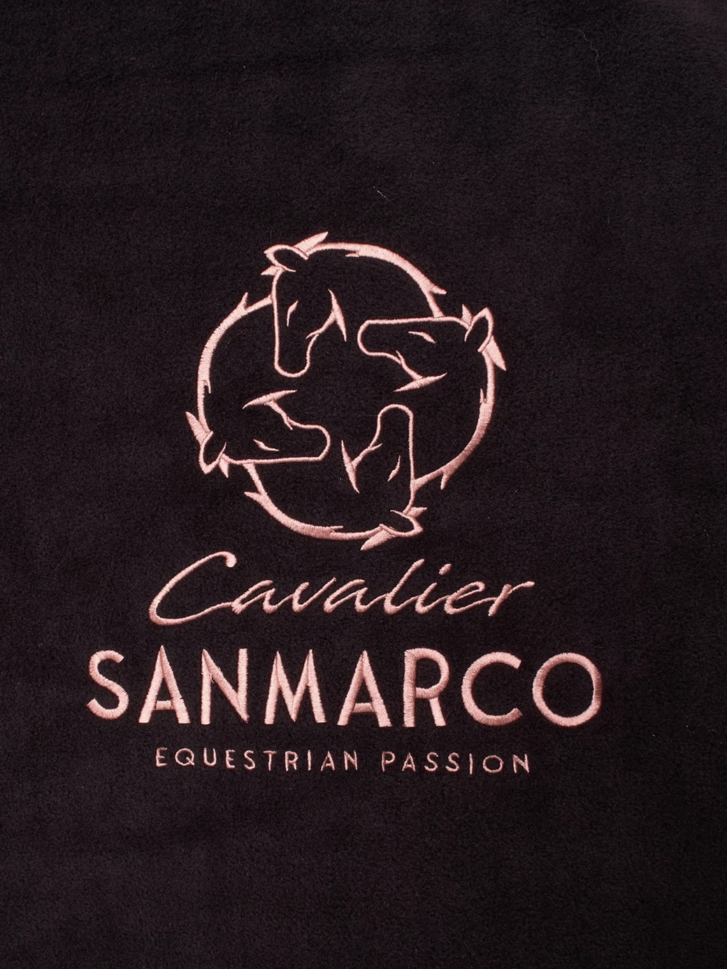 TORONTO-P BLACK/ROSE GOLD FLEECE BLANKET