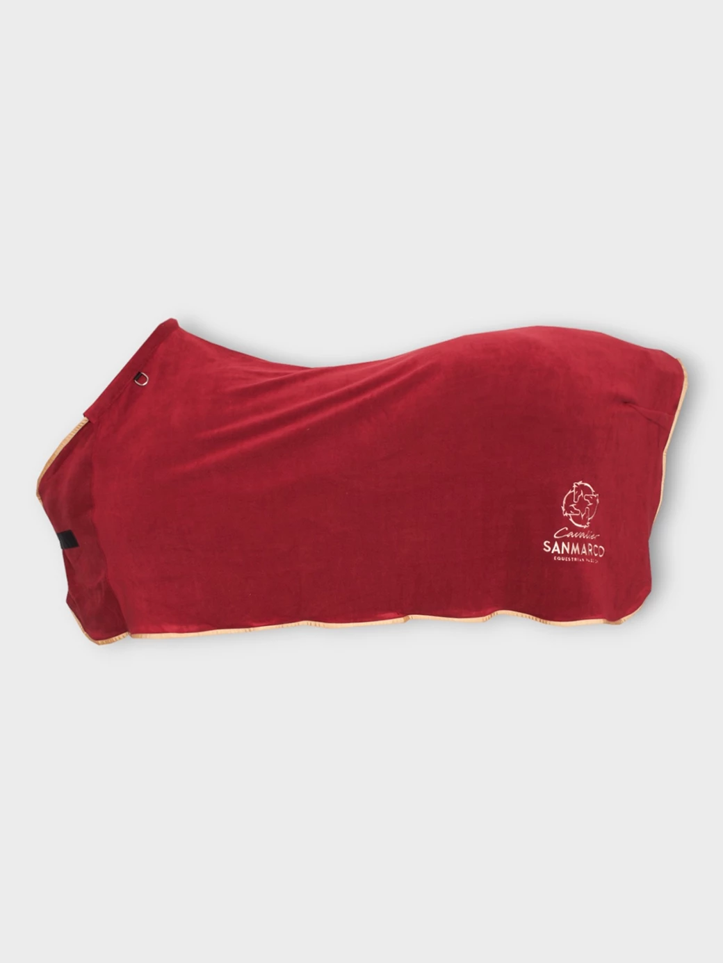 TORONTO-P BORDEAUX/GOLD PONY - FLEECE BLANKET