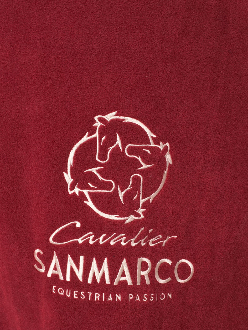 TORONTO-P BORDEAUX/GOLD PONY - FLEECE BLANKET