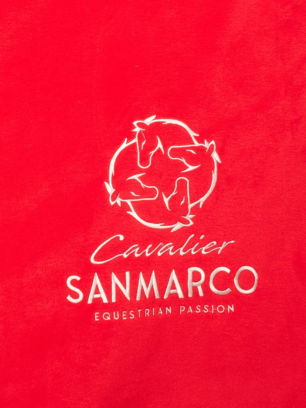 TORONTO-P RED/GOLD PONY - FLEECE BLANKET