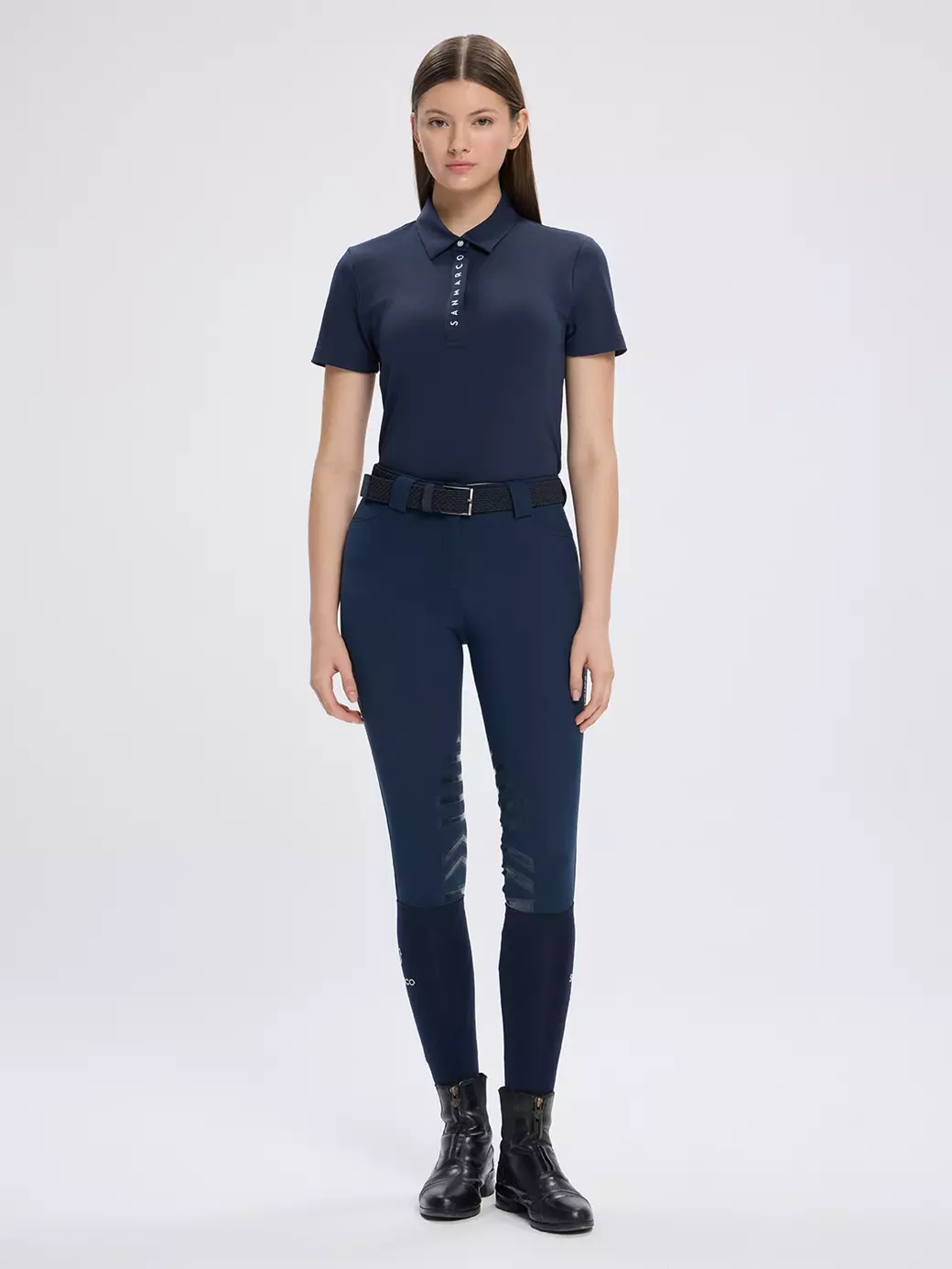 VALENCIA NAVY KADIN TECH ANTRENMAN POLO KISA KOLLU 