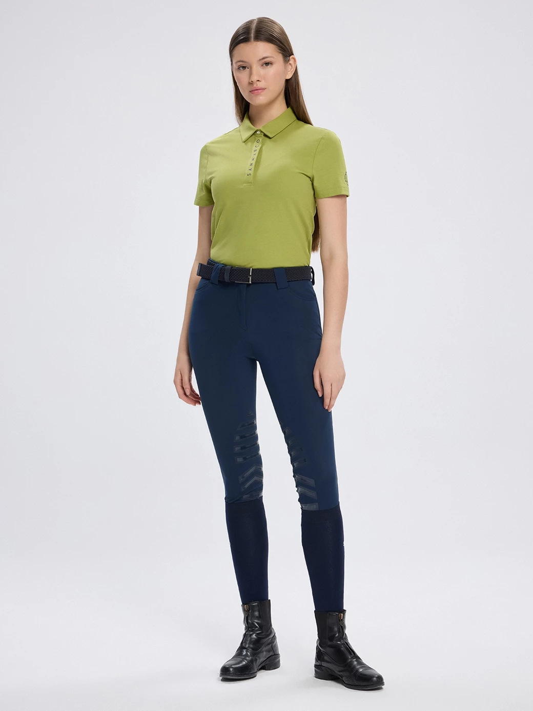 VALENCIA PISTACHIO GREEN WOMEN'S TECH TRAINING POLO SHORT SLEEVE 